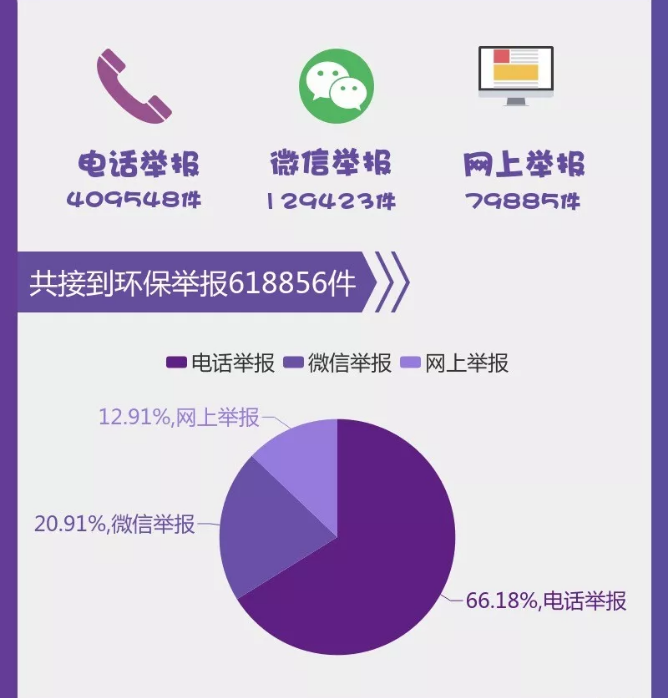 图解丨数说&ldquo;12369&rdquo;环保举报办了啥？